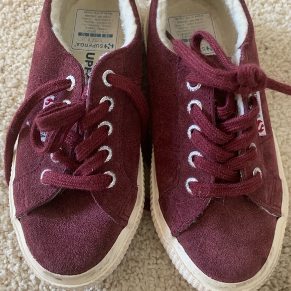 Superga Other - Fur lined Superga shoes
